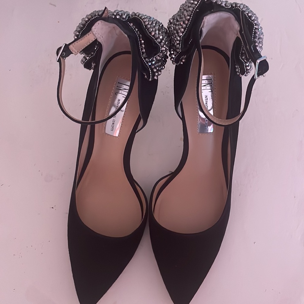 Inc black black suede shoe